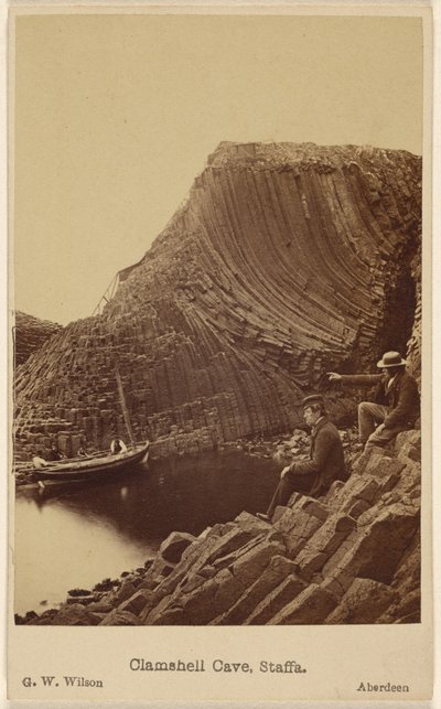 Musselskalsgrottan, Staffa av George Washington Wilson