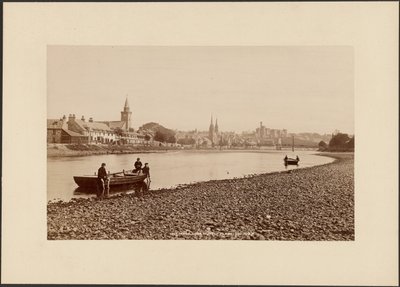 Inverness, från Huntly Place av George Washington Wilson