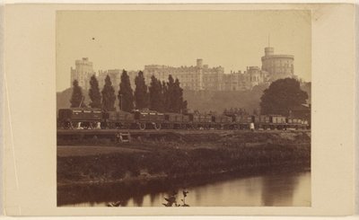 Windsor Castle, sett från Themsen av George Washington Wilson
