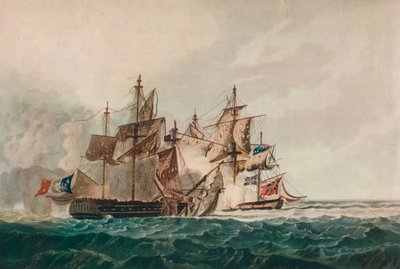 Capture of the Furieuse, c1810 av George Webster