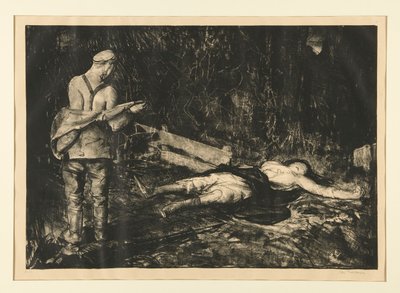 Belgian Farmyard från War Series av George Wesley Bellows