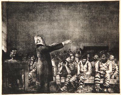 Benediction i Georgia, 1916 av George Wesley Bellows