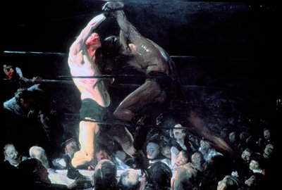 Båda medlemmarna i denna klubb, 1909 av George Wesley Bellows