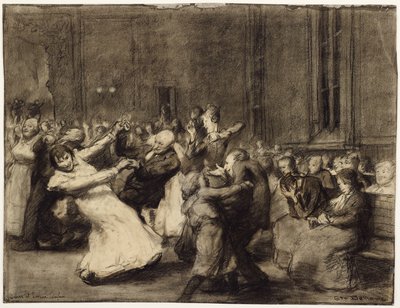 Dans på sinnessjukhuset av George Wesley Bellows