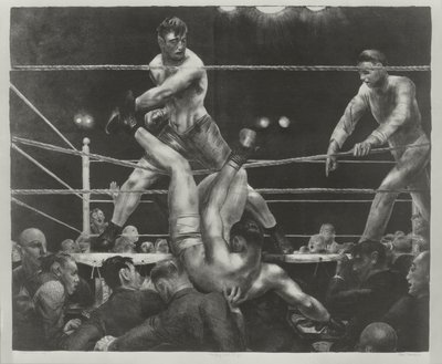 Dempsey och Firpo av George Wesley Bellows