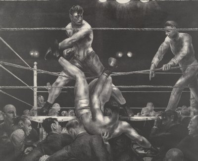 Dempsey och Firpo av George Wesley Bellows
