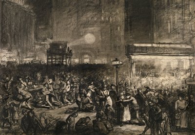 Val Night Times Square, 1906. av George Wesley Bellows