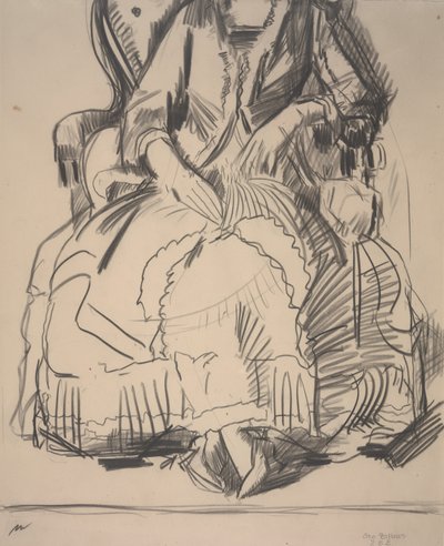 Emma i lila klänning av George Wesley Bellows