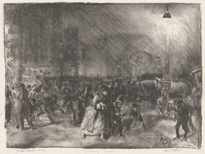 Kvällssnö av George Wesley Bellows