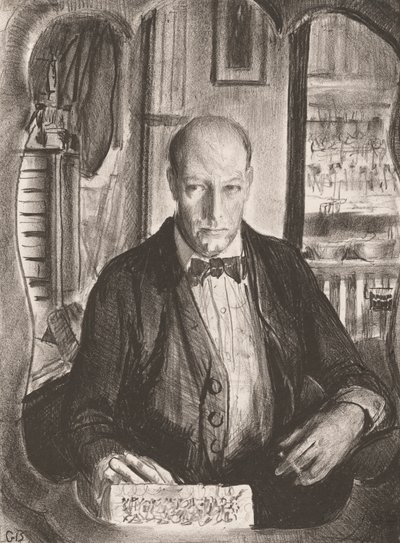 Självporträtt av George Wesley Bellows av George Wesley Bellows