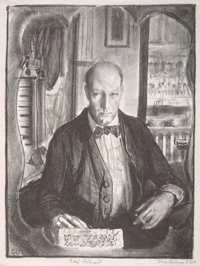 George Wesley Bellows självporträtt av George Wesley Bellows