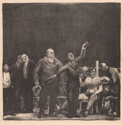 Presentation av John L. Sullivan av George Wesley Bellows