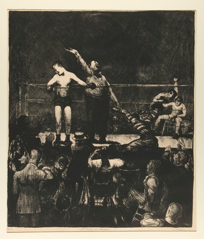 Vi presenterar mästaren nr 2 av George Wesley Bellows