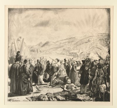 Irländska mässan av George Wesley Bellows
