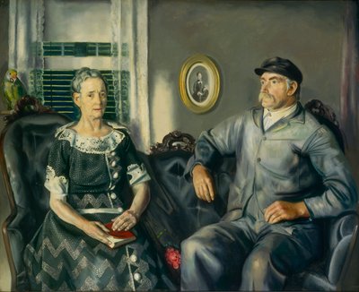 Mr och Mrs Phillip Wase, 1924. av George Wesley Bellows