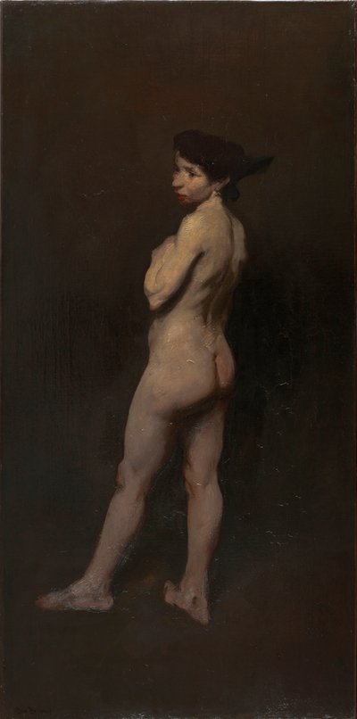 Naken, Miss Bentham, New York, 1906 av George Wesley Bellows