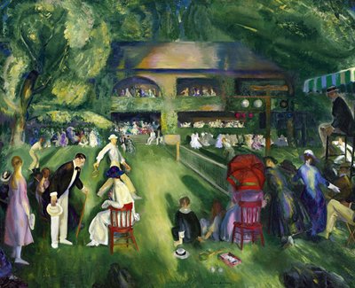 Realism: Tennis at Newport par Bellows, George (1882-1925) av George Wesley Bellows