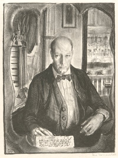 Självporträtt av George Wesley Bellows