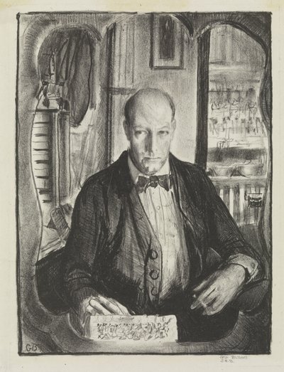 Självporträtt, 1921 av George Wesley Bellows