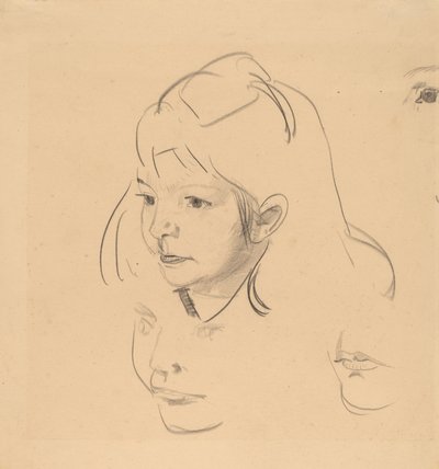 Studier av Jean, ca. 1920. av George Wesley Bellows