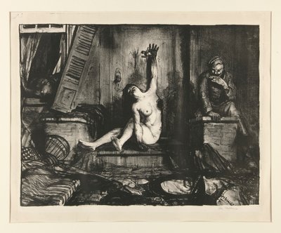 Cigaretten från War Series av George Wesley Bellows