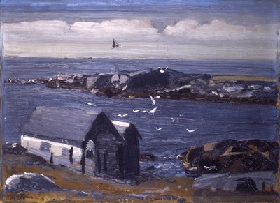 The Gulls, Monhegan, c.1913 av George Wesley Bellows