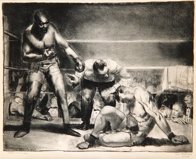 Det vita hoppet, 1921 av George Wesley Bellows