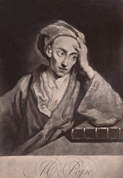 Alexander Pope, engelsk poet och satiriker, c1732 1894 av George White