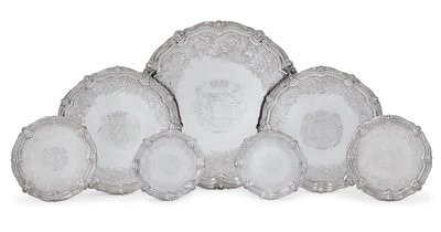 Salvers, The Leinster Service av George Wickes