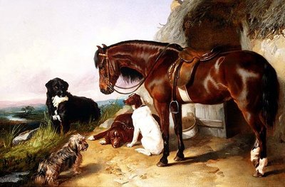 Porträtt av favoriter av George Wiliam Horlor