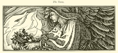 The Tares (gravyr) av George Woolliscroft Rhead