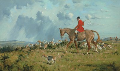 On the scent (olja på duk) av George Wright