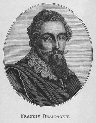 Francis Beaumont, engelsk dramatiker av George after Vertue