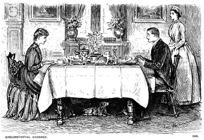 Omständighetsbevis, 1886 1891 av George du Maurier