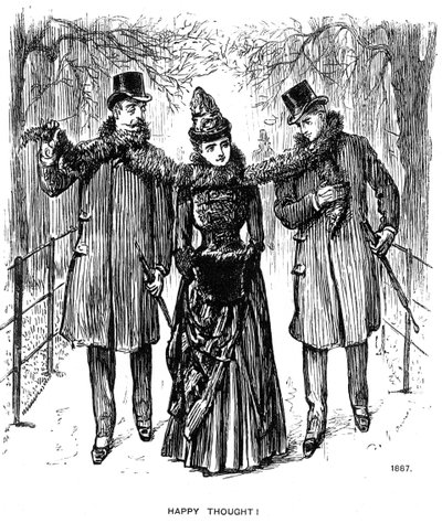 Lycklig tanke!, 1887 1891. av George du Maurier