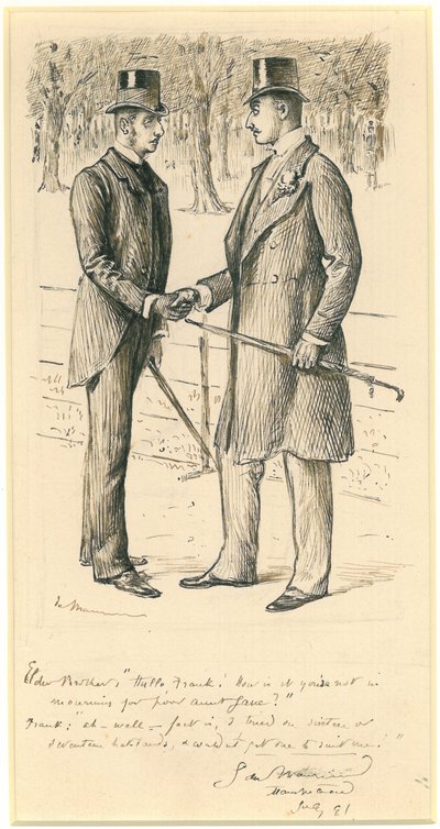 Hej Frank!, 1891 av George du Maurier