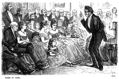 Musik hemma, 1872 1891 av George du Maurier