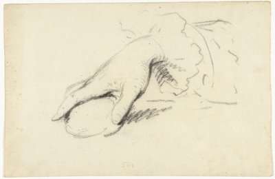 Studie av en hand av George van der Mijn