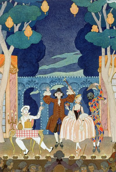 Pantomime Stage, illustration för 