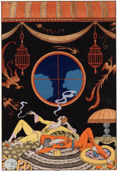 Sloth - Serien Seven deadly sins av Georges (after) Barbier