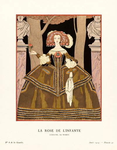 Illustration från Gazette du Bon Ton av Georges Barbier