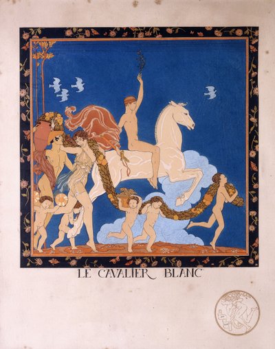Den vita ryttaren av Georges Barbier