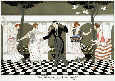 Kärleken är blind av Georges Barbier
