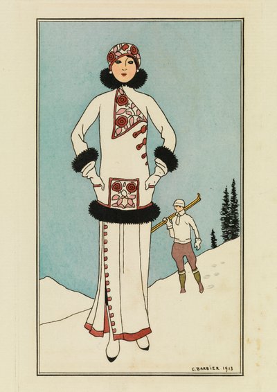 För St.Moritz, tallrik från 