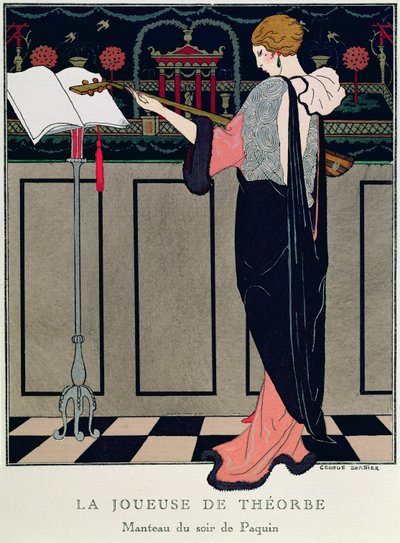 Sommarkvällsklädsel från Art Gout Beaute av Georges Barbier
