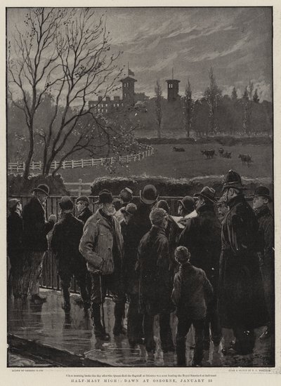Half-mast High, Dawn at Osborne, 23 januari av Georges Bertin Scott
