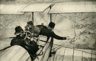 Den fjärde armen i det stora kriget: Franska flygscouter i arbete, första världskriget, 1914-1918, c1920. av Georges Bertin Scott
