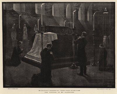 Mr Gladstones begravning av Georges Bertin Scott