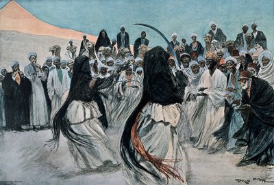 Beduinsablarnas dans i öknen av Georges Bertin Scott