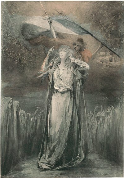Georges Jules Victor Clairin - Théroigne de Méricourt av Georges Clairin